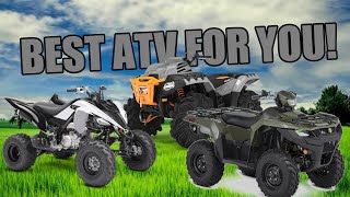 The BEST ATV for you Sport quads vs Mud Machines vs Sport Utility [upl. by Lottie]