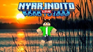 Nyári LIVE  9 nap  ROAD TO 1000  Minecraft szerver készítés [upl. by Gavrah]