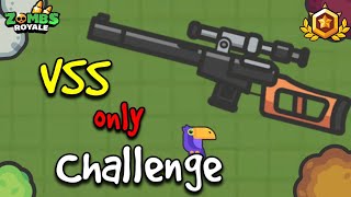 Zombs Royale  VSS only Challenge [upl. by Nera]