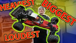 Dirt Cheap MASSIVE Petrol RC Car RIP HEADPHONE USERS Rovan 29cc Baja [upl. by Yvonne]