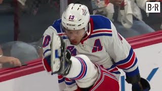 Rangers Win Game 3 vs Canes on Panarins BetweentheLegs OT Winner  2024 Stanley Cup Playoffs [upl. by Earezed217]