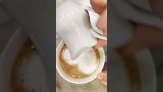 Making Cappuccino With Moka pot At Home homemade youtubeshorts food coffee foodie viralvideo [upl. by Dyolf]