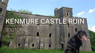 Kenmure Castle ruins in Galloway Scotland [upl. by Lithea]