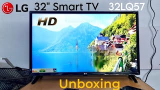 LG 32 inch 32LQ57 HD Smart TV  Unboxing in TAMIL [upl. by Dill528]