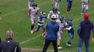 East Greenbush vs Clifton park 9u tackle 101423 [upl. by Neyrb]