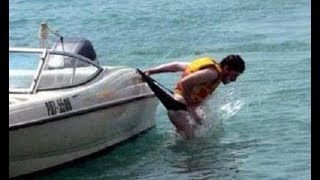 ⛵😂BOAT FAILS Compilation Boat CrashFall Of 😆FUNNY [upl. by Janos]