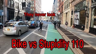 Bike vs Stupidity 110 😷 😁 [upl. by Frum]