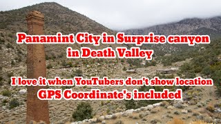 1800s Ghost Town of Panamint CA in Death Valley  Not a secret its a National Park [upl. by Ardnuat994]