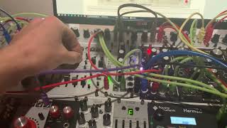 Intellijel Atlantis Funky Bass  MFB Tanzbar percussion [upl. by Callida]