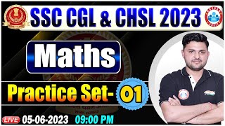 SSC CHSL 2023 Maths SSC CGL Maths Practice Set SSC CGL amp CHSL Maths Practice Question By Rahul Sir [upl. by Ahsatel]