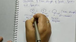 Basic Strength of Pyrrole Pyridine and Piperidine [upl. by Aiel21]