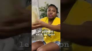 le poisson salé du pays 🫢 warrenetassiana patedarachide shorts [upl. by Katti231]