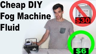 Make Homemade Fog Juice for Fog Machines [upl. by Greenwell192]