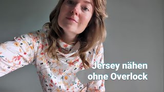 jersey ohne overlock geht das na klar [upl. by Tterrag]