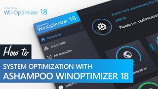 System optimization with Ashampoo WinOptimizer 18 [upl. by Fowle514]