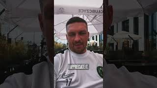 Oleksandr Usyk “appreciates” Tyson Fury’s latest training video 👀🍿 [upl. by Januisz]