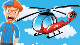 Blippi Español explora un Helicoptero [upl. by Airliah]