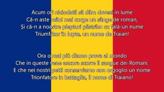 Deșteaptăte române  linno nazionale della Romania testo [upl. by Aksehcnarf541]