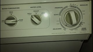 Kenmore Laundry Center Delicate Cycle Load of Jacket [upl. by Nitin]