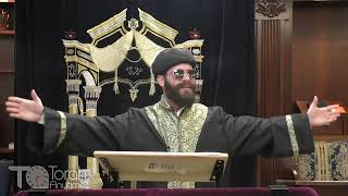 quotChacham Refaelquot The Purim Rav Live at Rabbi Glatsteins Shul [upl. by Spearman]