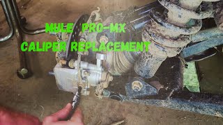 Mule ProMx Rear Brake Caliper Replacement kawasaki mule sxs diy [upl. by Aydiv]