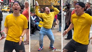 Best of Q Park  Funny Dance Compilation  TikTok Singing in Public [upl. by Ainslee]