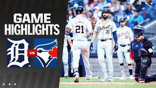 Tigers vs Blue Jays Game Highlights 71924  MLB Highlights [upl. by Noinatrad]