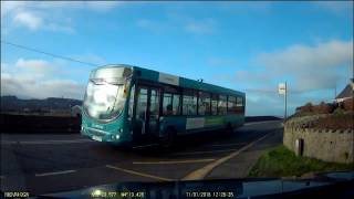 Arriva Bus Amlwch to Bangor 62 MMTV [upl. by Chuipek]