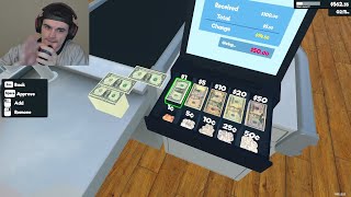 Foolish Yelling at Customers in Supermarket Simulator [upl. by Azial]