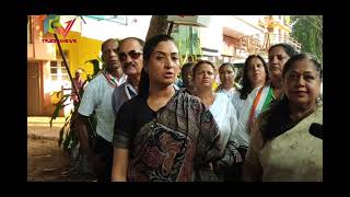 AICC Mahila Congress President Alka Lamba and GPCC Mahila President Beenavisit Smart City Panjim [upl. by Norma705]