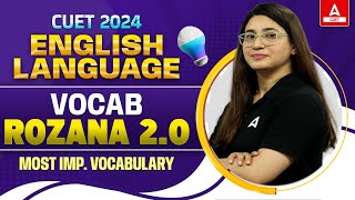 Vocab Rozana for CUET 2024 English  Most Important Vocabulary in English  By Rubaika Maam [upl. by Winer263]