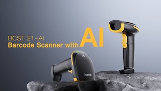 Inateck BCST21AI Bluetooth Barcode Scanner with AI APPSDK Support [upl. by Einapets477]