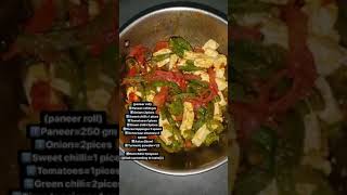 easy paneer role recipe at home shorts [upl. by Andria429]