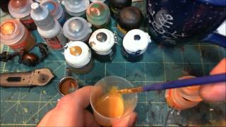 How to Thin Citadel Paint for Airbrushing [upl. by Attelra32]