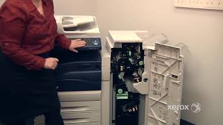 How to clear paper jams in the Xerox printer [upl. by Jaymee57]