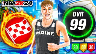 COOPER FLAGG BUILD is UNSTOPPABLE at the PARK in NBA2K24 [upl. by Darwen171]