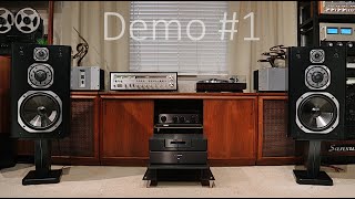 Yamaha NS1000X CR3020 YPD8 Koetsu Rosewood Signature Vintage Hifi Demo  quotCodinequot [upl. by Eenet]