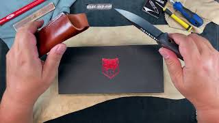 CBTKMNBLK Cobratec Knives Koonsman Fixed Blade Black [upl. by Meggie]