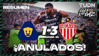 Resumen y goles  Pumas 13 Necaxa  Grita México C22  J11  TUDN [upl. by Ethel]