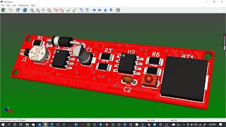 How to change color of PCB designed in KiCAD EDA [upl. by Eenalem]