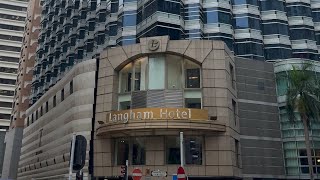 Room tour at Langham Hotel Hongkong [upl. by Attela]