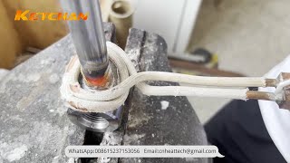 How to Induction Brazing Steel Pipe Fittings [upl. by Itagaki]