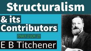 Structuralism  Contributor  Edward Bradford Titchener  BABSc Psychology  Schools of Psychology [upl. by Lin521]