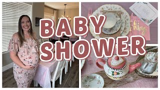 BABY SHOWER PREP for BABY 2  Tea Party for Baby Girl [upl. by Lesya]