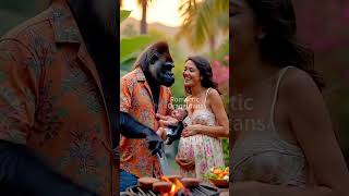 Gorillas Gentle Journeynatureanimals explore beauty happy short shorts funny baby cute [upl. by Nallak10]