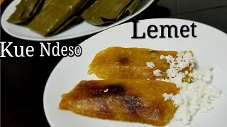 Resep LEMET Kue Zaman dulu Jajanan dari Singkong [upl. by Pare]