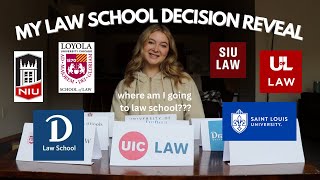 MY LAW SCHOOL DECISION REVEAL [upl. by Idarb]