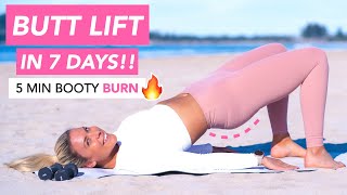 LIFT  TONE YOUR BUTT IN 7 DAYS 💕 FAST BOOTY TONING WORKOUT [upl. by Aubin637]