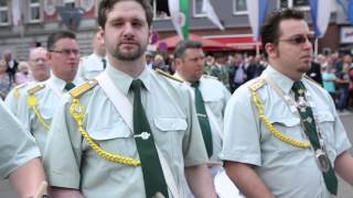 Bilker Schützenparade 2014 [upl. by Dnomal]