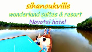 Sihanoukville  wonderland suites amp resort Novotel hotel [upl. by Radcliffe]